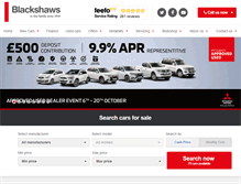 Tablet Screenshot of blackshaws.net